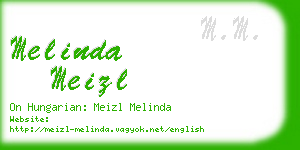 melinda meizl business card